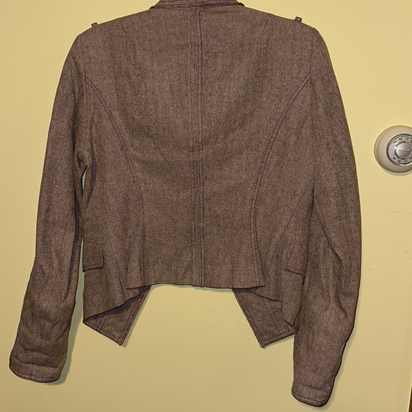 Silk Blazer Made in Italy size 44 Purple - Picture 5 of 7